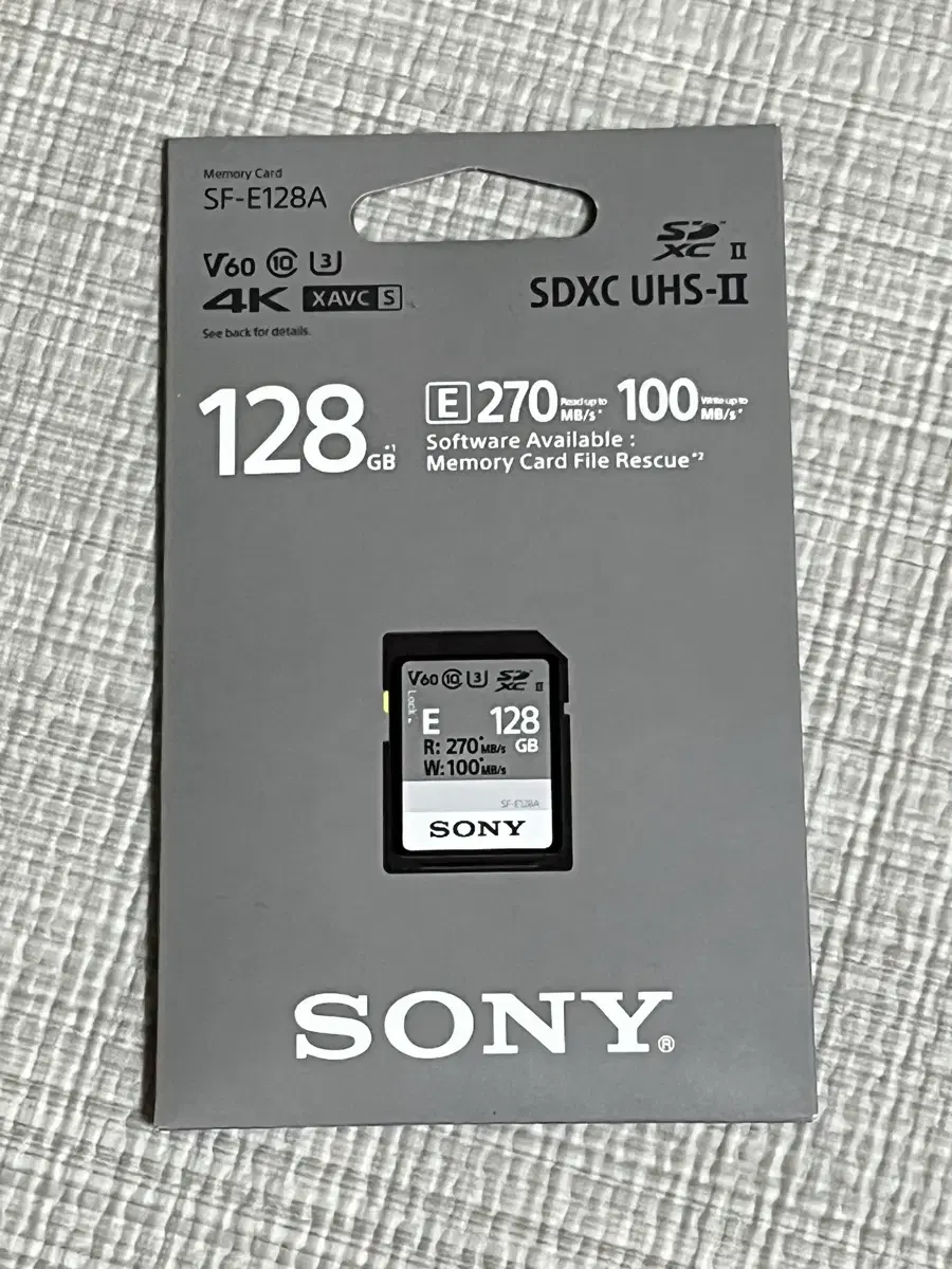 소니 128GB SD카드 메모리 SF-E128A